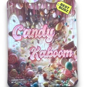 Best Budz Candy Kaboom 3.5G Mylar Bags Holographic Mylar Packaging