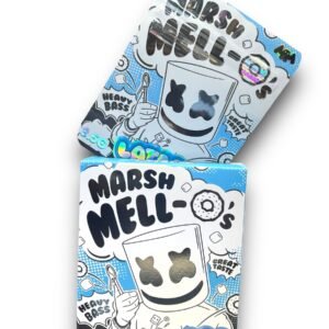 Lato Pop Marshmallow Mylar Bags with Boxes 3.5g Box Packaging Holographic